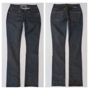Robin's Jean Women's Straight Leg Charcoal Denim Jeans